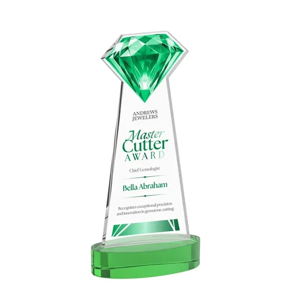 Gemstone VividPrint™ Award on Alberton Base - Green... from ASI 84592 St Regis Group / St Regis