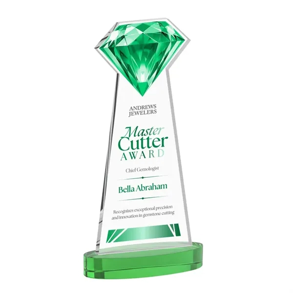 Gemstone VividPrint™ Award on Alberton Base - Green... from ASI 84592 St Regis Group / St Regis