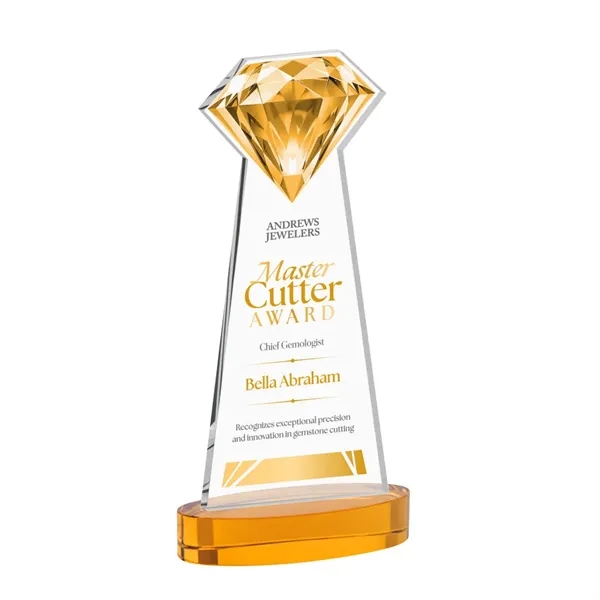 Gemstone VividPrint™ Award on Alberton Base - Amber... from ASI 84592 St Regis Group / St Regis