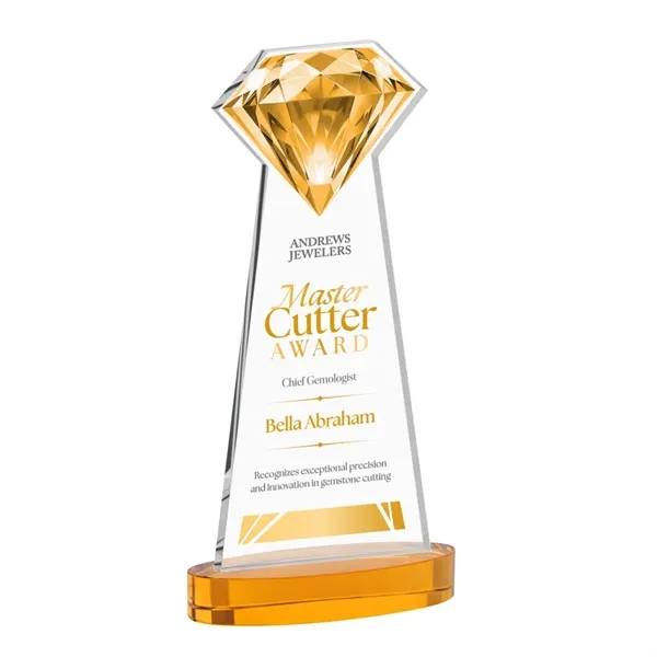 Gemstone VividPrint™ Award on Alberton Base - Amber... from ASI 84592 St Regis Group / St Regis
