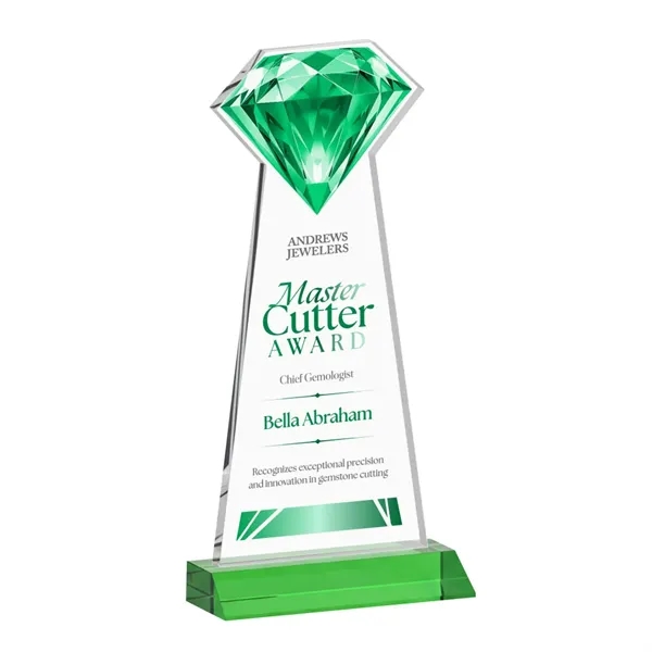 Gemstone VividPrint™ Award - Green... from ASI 84592 St Regis Group / St Regis