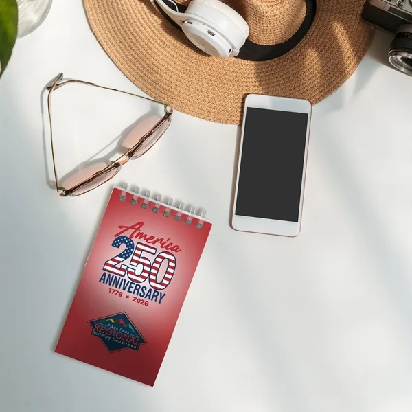 3" X 5" Patriotic Soft Spiral Notebook... from ASI 30208 A P Specialties / AP Specialties