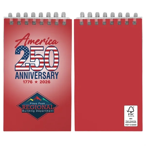 3" X 5" Patriotic Soft Spiral Notebook... from ASI 30208 A P Specialties / AP Specialties