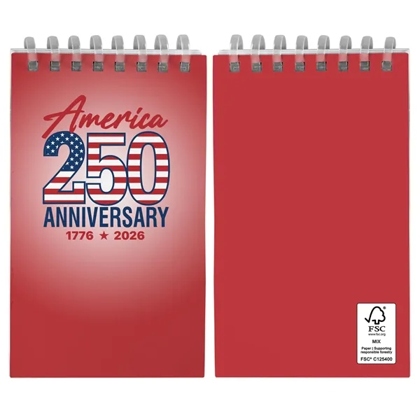 3" X 5" Patriotic Soft Spiral Notebook... from ASI 30208 A P Specialties / AP Specialties