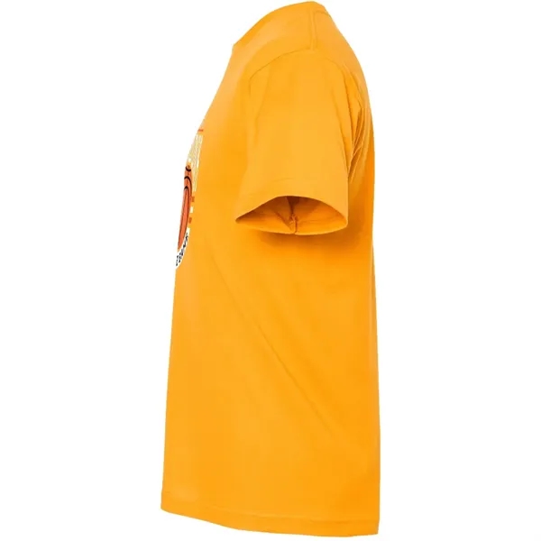 Unisex premium quality fine jersey short sleeve t-shirt with double-needle stitching... from ASI 39552 BEL Promo