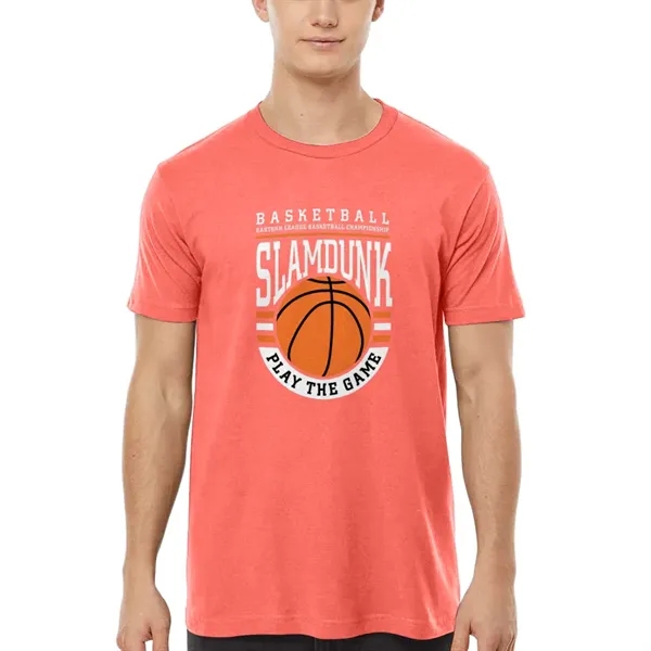 Unisex premium quality fine jersey short sleeve t-shirt with double-needle stitching... from ASI 39552 BEL Promo