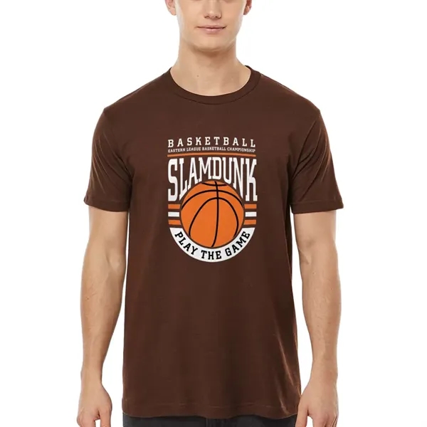 Unisex premium quality fine jersey short sleeve t-shirt with double-needle stitching... from ASI 39552 BEL Promo