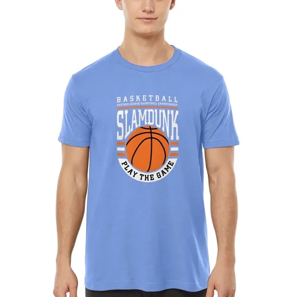 Unisex premium quality fine jersey short sleeve t-shirt with double-needle stitching... from ASI 39552 BEL Promo