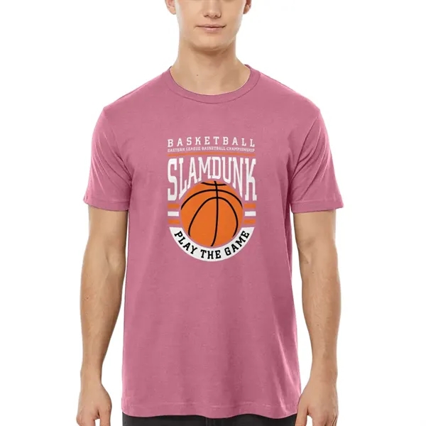 Unisex premium quality fine jersey short sleeve t-shirt with double-needle stitching... from ASI 39552 BEL Promo