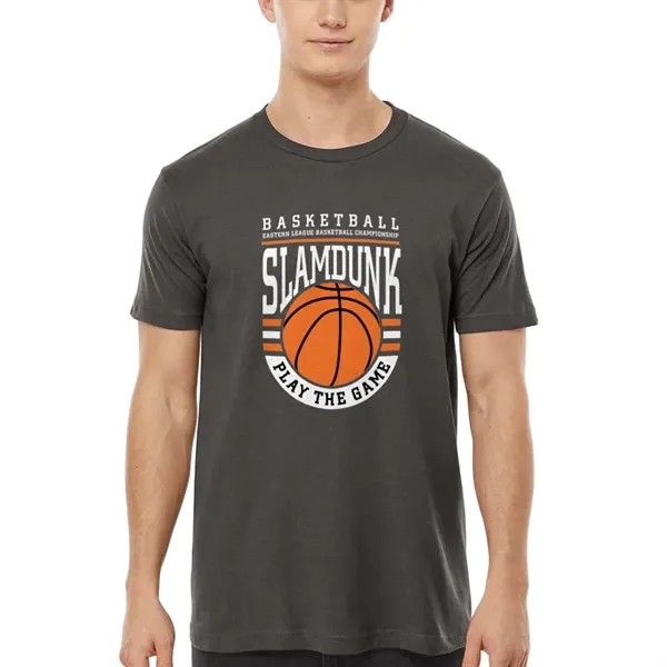 Unisex premium quality fine jersey short sleeve t-shirt with double-needle stitching... from ASI 39552 BEL Promo