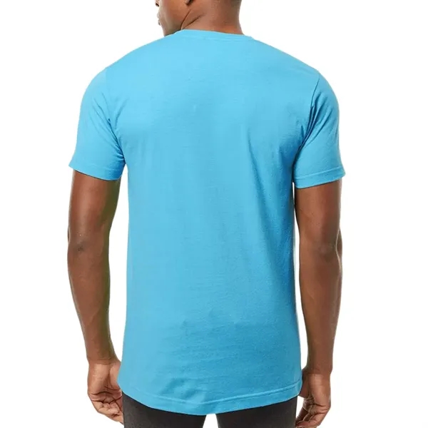 Unisex premium quality fine jersey short sleeve t-shirt with double-needle stitching... from ASI 39552 BEL Promo