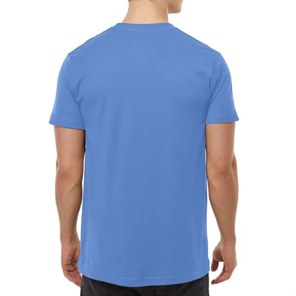 Unisex premium quality fine jersey short sleeve t-shirt with double-needle stitching... from ASI 39552 BEL Promo