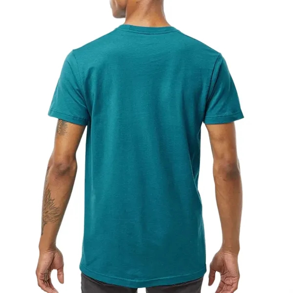 Unisex premium quality fine jersey short sleeve t-shirt with double-needle stitching... from ASI 39552 BEL Promo