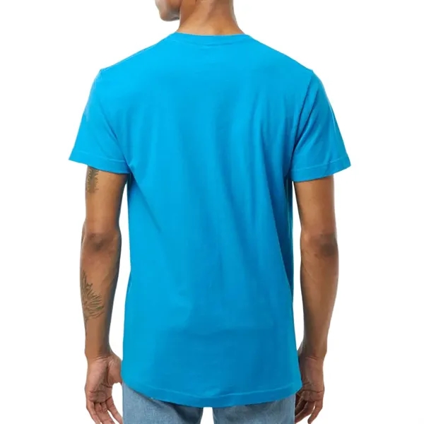 Unisex premium quality fine jersey short sleeve t-shirt with double-needle stitching... from ASI 39552 BEL Promo