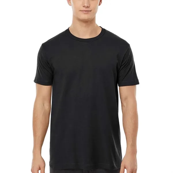 Unisex premium quality fine jersey short sleeve t-shirt with double-needle stitching... from ASI 39552 BEL Promo