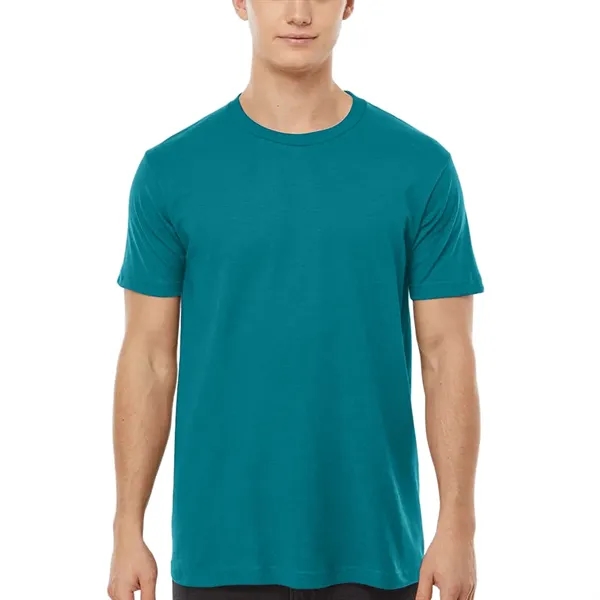 Unisex premium quality fine jersey short sleeve t-shirt with double-needle stitching... from ASI 39552 BEL Promo