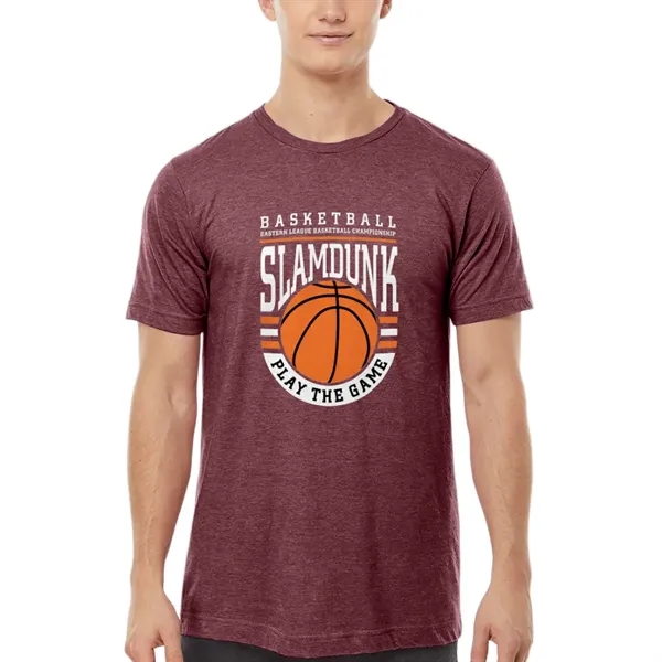 Unisex premium quality fine jersey short sleeve t-shirt with double-needle stitching... from ASI 39552 BEL Promo