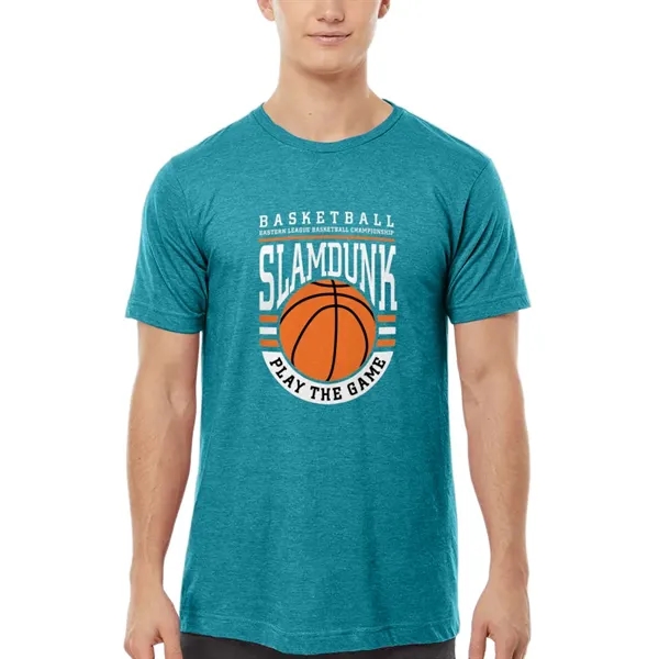 Unisex premium quality fine jersey short sleeve t-shirt with double-needle stitching... from ASI 39552 BEL Promo