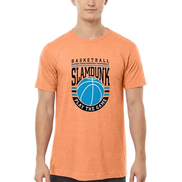 Unisex premium quality fine jersey short sleeve t-shirt with double-needle stitching... from ASI 39552 BEL Promo