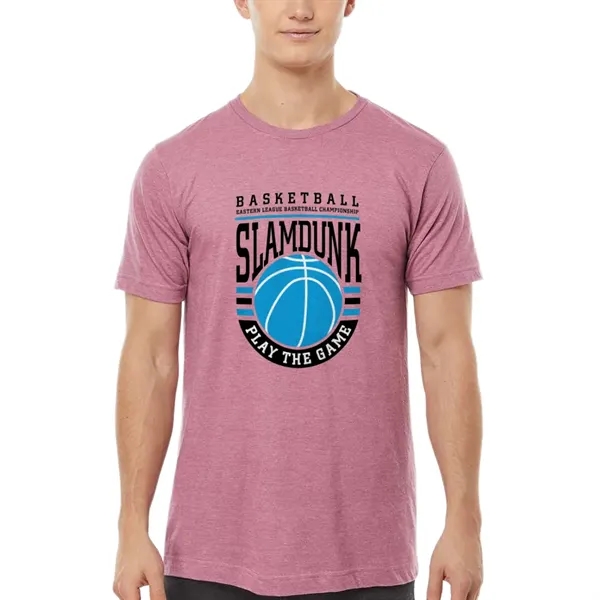 Unisex premium quality fine jersey short sleeve t-shirt with double-needle stitching... from ASI 39552 BEL Promo