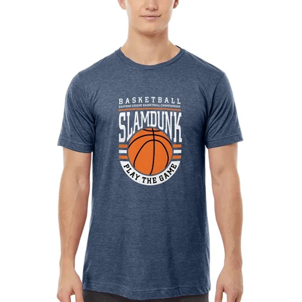 Unisex premium quality fine jersey short sleeve t-shirt with double-needle stitching... from ASI 39552 BEL Promo