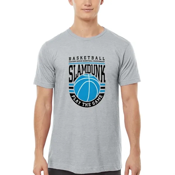 Unisex premium quality fine jersey short sleeve t-shirt with double-needle stitching... from ASI 39552 BEL Promo