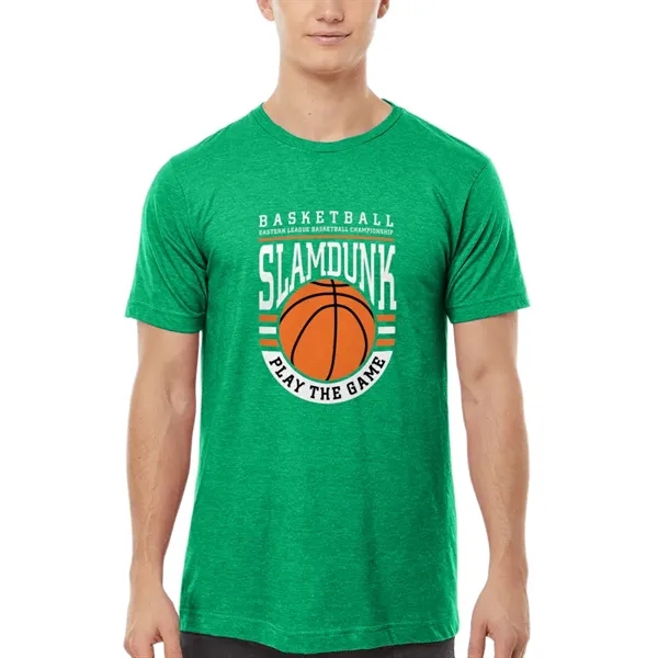 Unisex premium quality fine jersey short sleeve t-shirt with double-needle stitching... from ASI 39552 BEL Promo