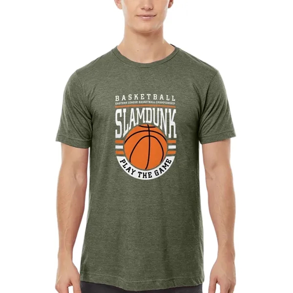 Unisex premium quality fine jersey short sleeve t-shirt with double-needle stitching... from ASI 39552 BEL Promo