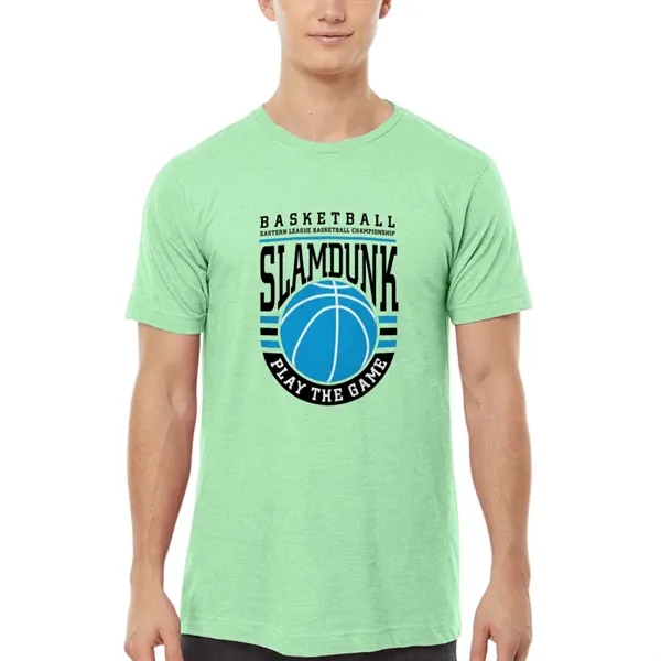 Unisex premium quality fine jersey short sleeve t-shirt with double-needle stitching... from ASI 39552 BEL Promo