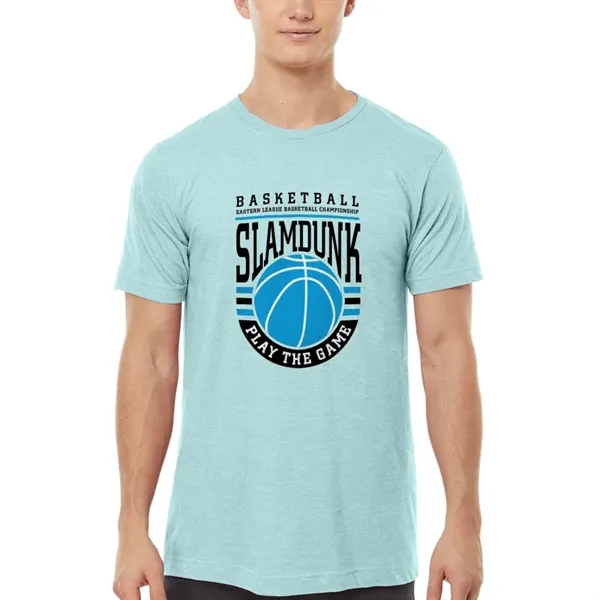 Unisex premium quality fine jersey short sleeve t-shirt with double-needle stitching... from ASI 39552 BEL Promo