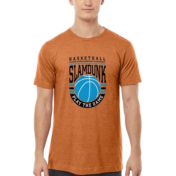 Unisex premium quality fine jersey short sleeve t-shirt with double-needle stitching... from ASI 39552 BEL Promo