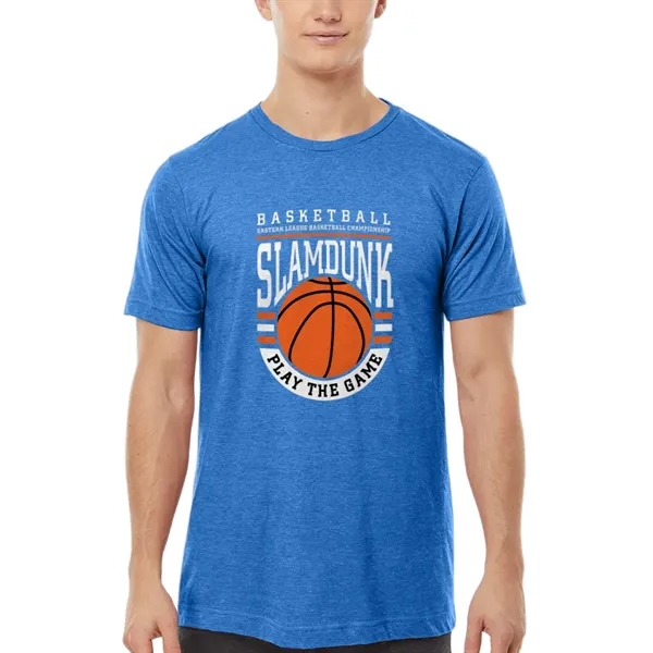 Unisex premium quality fine jersey short sleeve t-shirt with double-needle stitching... from ASI 39552 BEL Promo