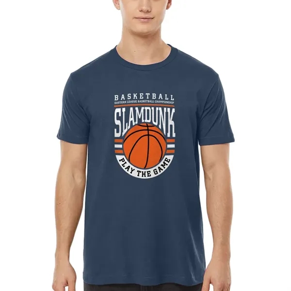 Unisex premium quality fine jersey short sleeve t-shirt with double-needle stitching... from ASI 39552 BEL Promo