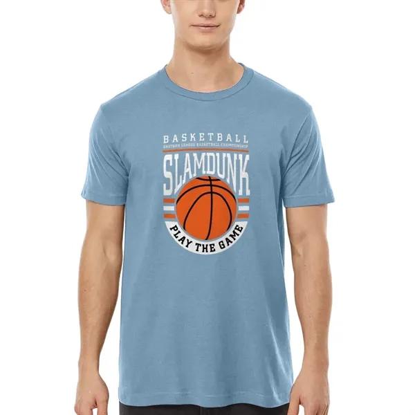 Unisex premium quality fine jersey short sleeve t-shirt with double-needle stitching... from ASI 39552 BEL Promo