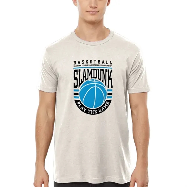 Unisex premium quality fine jersey short sleeve t-shirt with double-needle stitching... from ASI 39552 BEL Promo