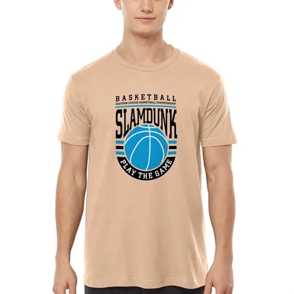 Unisex premium quality fine jersey short sleeve t-shirt with double-needle stitching... from ASI 39552 BEL Promo