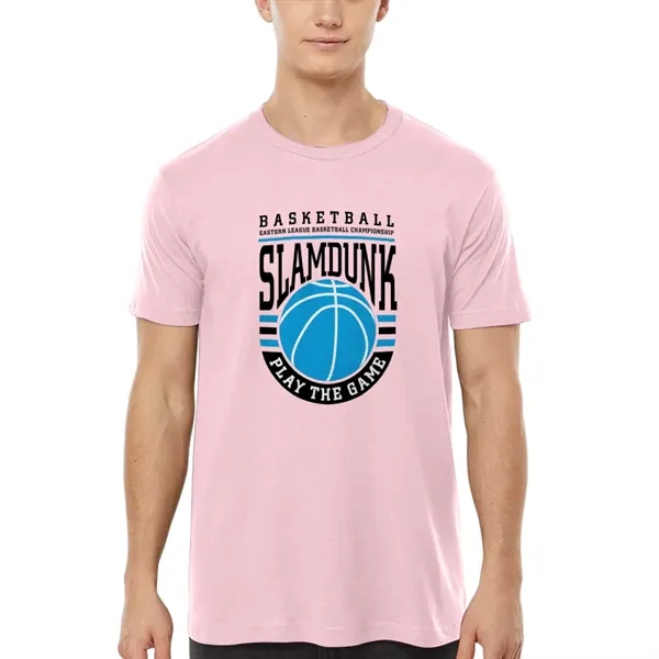 Unisex premium quality fine jersey short sleeve t-shirt with double-needle stitching... from ASI 39552 BEL Promo