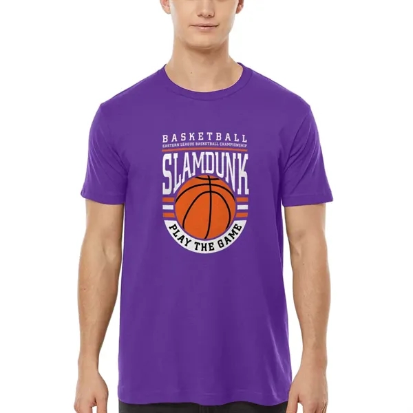 Unisex premium quality fine jersey short sleeve t-shirt with double-needle stitching... from ASI 39552 BEL Promo