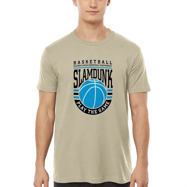 Unisex premium quality fine jersey short sleeve t-shirt with double-needle stitching... from ASI 39552 BEL Promo