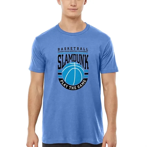 Unisex premium quality fine jersey short sleeve t-shirt with double-needle stitching... from ASI 39552 BEL Promo