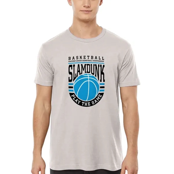 Unisex premium quality fine jersey short sleeve t-shirt with double-needle stitching... from ASI 39552 BEL Promo