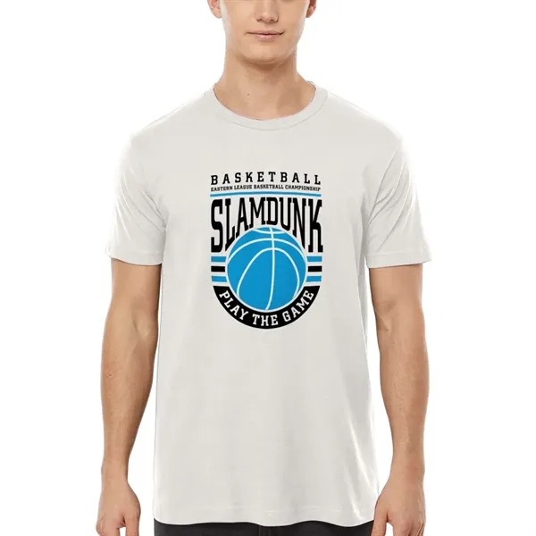 Unisex premium quality fine jersey short sleeve t-shirt with double-needle stitching... from ASI 39552 BEL Promo