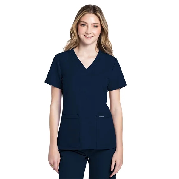 Cherokee - WW Originals Ultra - Women's 2-Pocket V-Neck Top... from ASI 86018 Scrub Authority / Uniform Stores