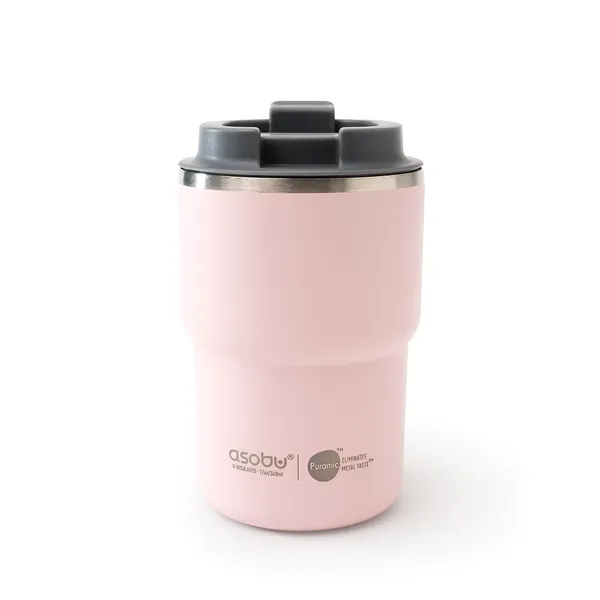Double wall 12 ounce coffee mug with screw-top leak proof lid.... from ASI 31518 ADNART / Asobu