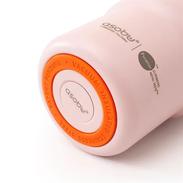 Double wall 12 ounce coffee mug with screw-top leak proof lid.... from ASI 31518 ADNART / Asobu