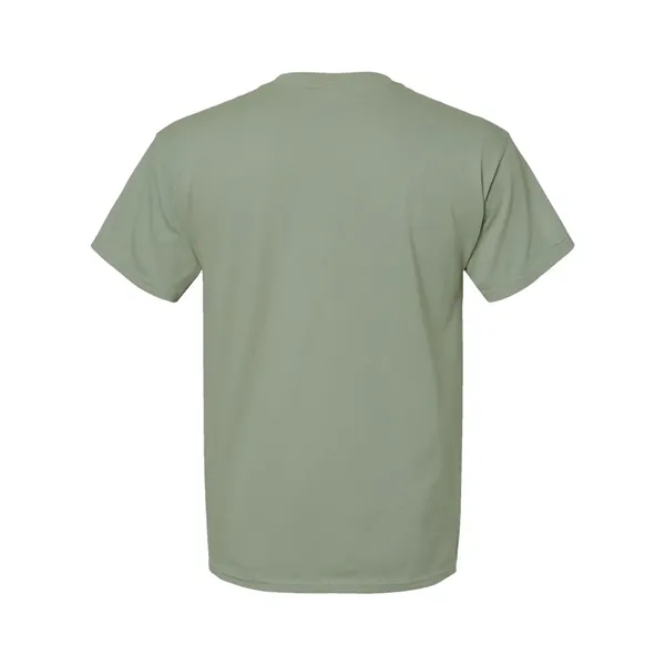 100% ComfortSoft® cotton T-shirt with tag-free neck label, shoulder-to-shoulder taping, and... from ASI 84358 S&S Activewear