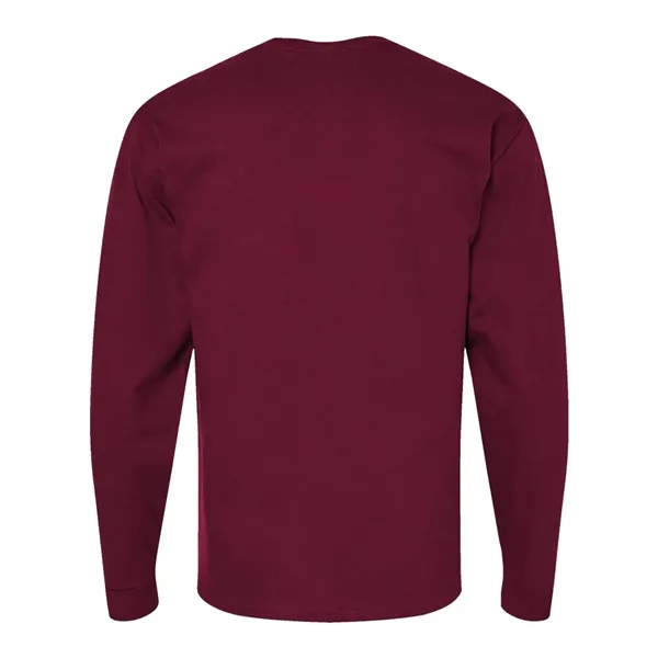 Long sleeve T-shirt made of 100% ComfortSoft® cotton with shoulder-to-shoulder taping... from ASI 84358 S&S Activewear