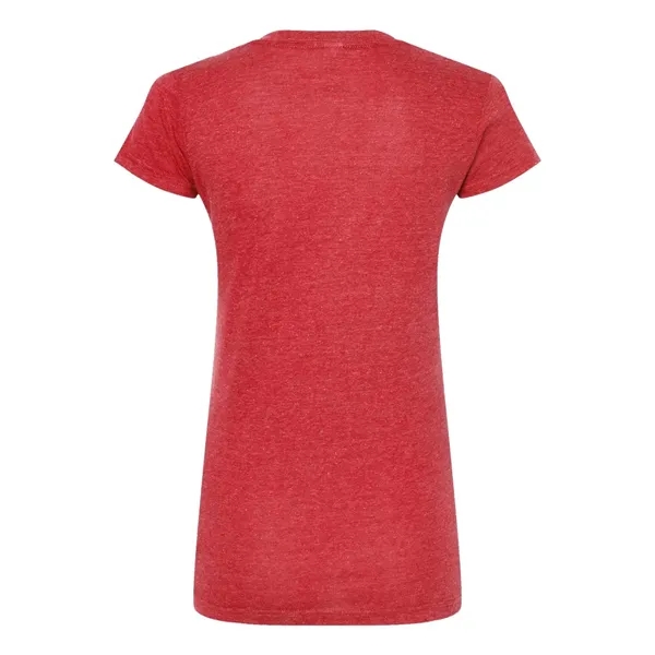 Tultex Women's Poly-Rich V-Neck T-Shirt... from ASI 84358 S&S Activewear