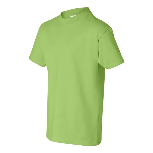 Youth short sleeve T-shirt with lay flat collar, and double-needle stitching.... from ASI 84358 S&S Activewear
