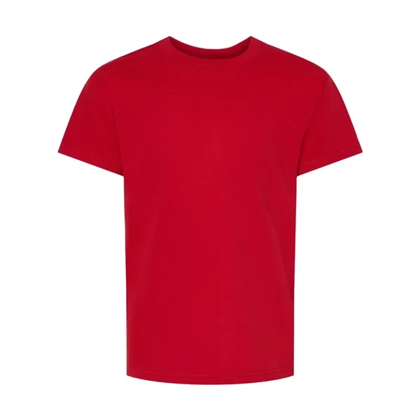 Youth short sleeve T-shirt made of 100% ComfortSoft® cotton with a... from ASI 84358 S&S Activewear